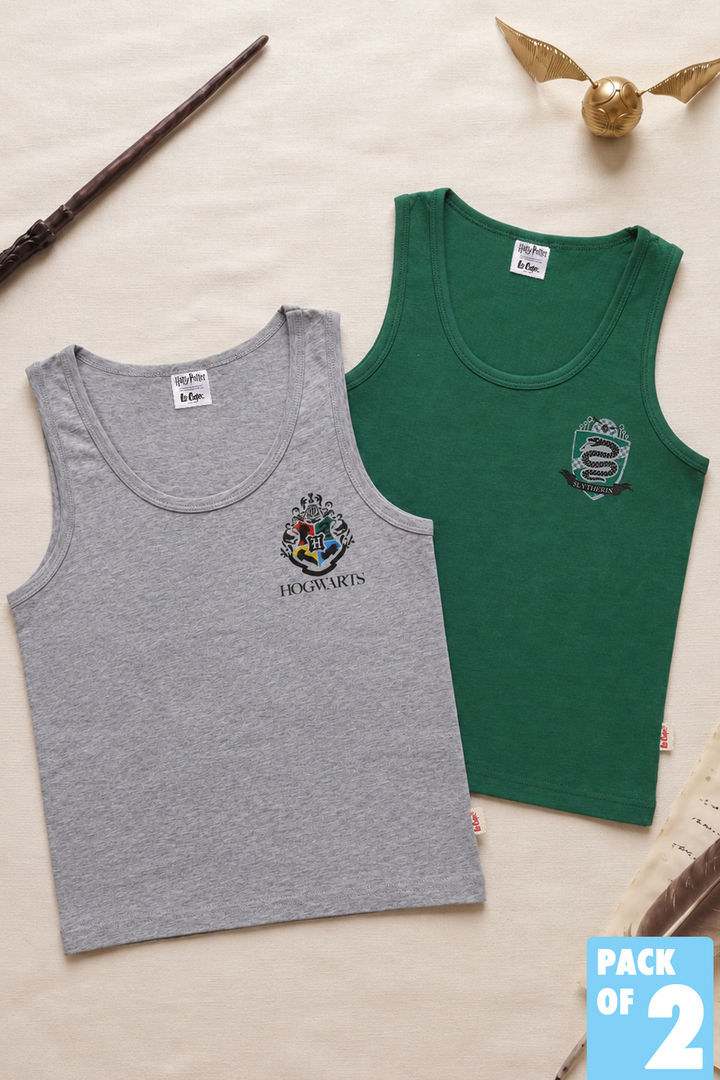 Lee Cooper Boys Harry Potter Vest (Pack of 2) - Multicolor — image 14